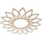 Ekena Millwork Daisy Wood Fretwork Pierced Ceiling Medallion, Alder, 38"OD x 12 1/2"ID x 3/8"T CMWP38X38X0375DAAL - alternate 4